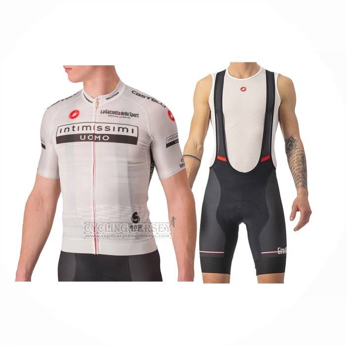 2023 Cycling Jersey Giro d'Italia White Short Sleeve and Bib Short(2)